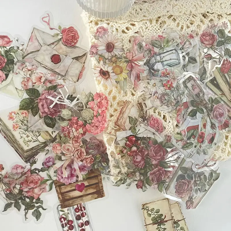 Floral and plant stickers