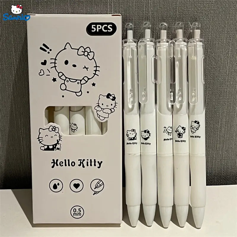 5 piece hello kitty pen set