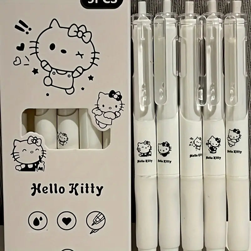 5 piece hello kitty pen set