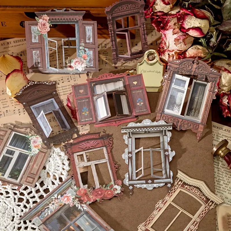 Vintage window stickers
