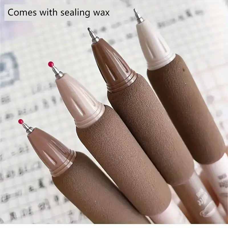 4-Pack Retractable Gel Ink Rollerball Pens