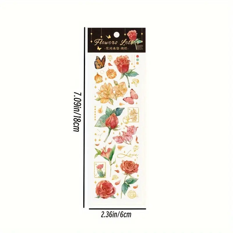 Floral stickers