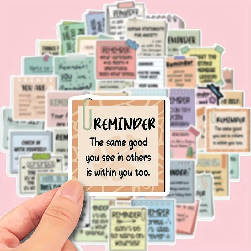 Inspirational stickers