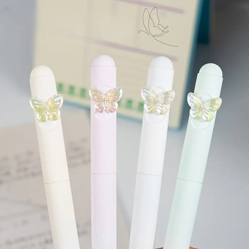 4PCS Butterfly Gel Rollerball Pens