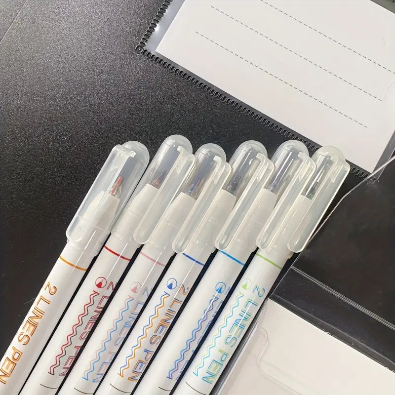 Double line pen set