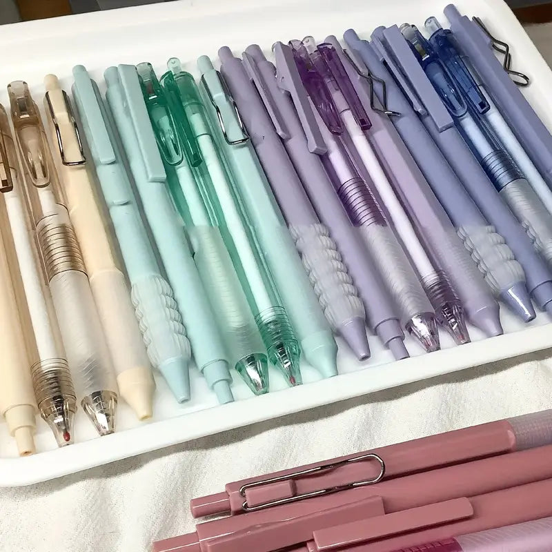 Beizhixin 5-Pack Ergonomic Plastic Gel Pens