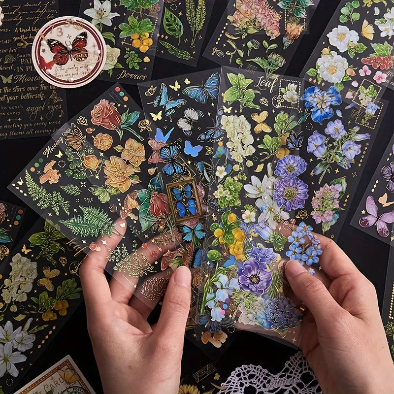 Floral stickers