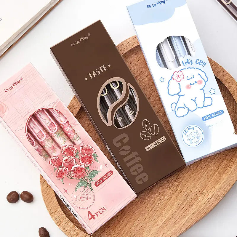 4pcs Scented Gel Pens Set