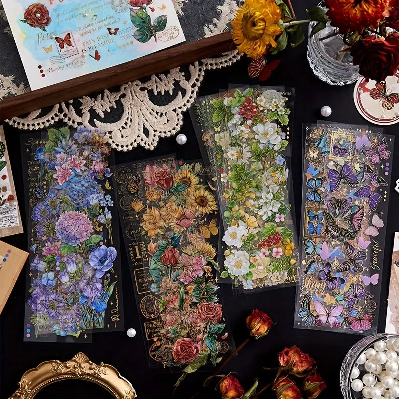 Floral stickers