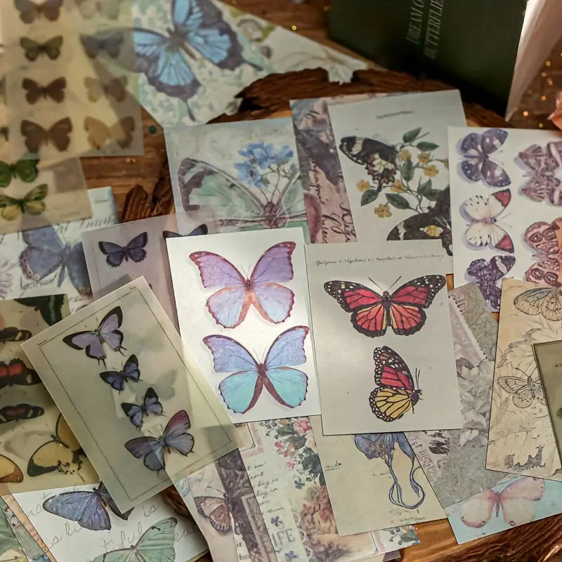 Vintage stickers book