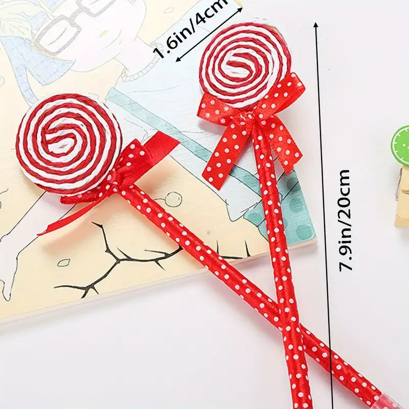 6pcs Creative Stationery Lollipop