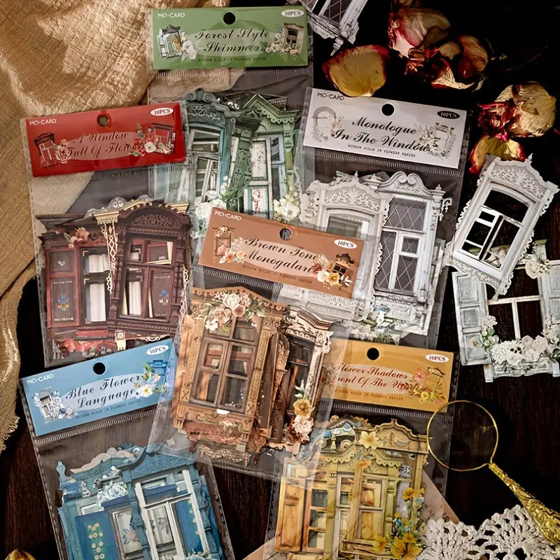 Vintage window stickers