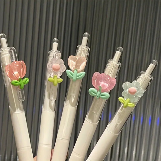 3pcs tulip flower pens