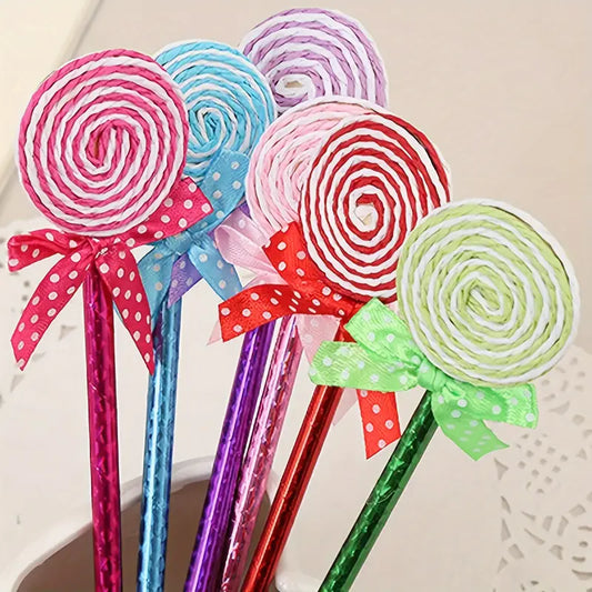 6pcs Creative Stationery Lollipop