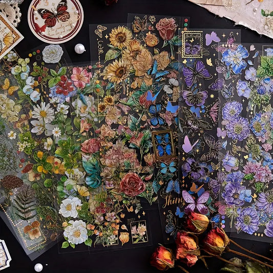 Floral stickers