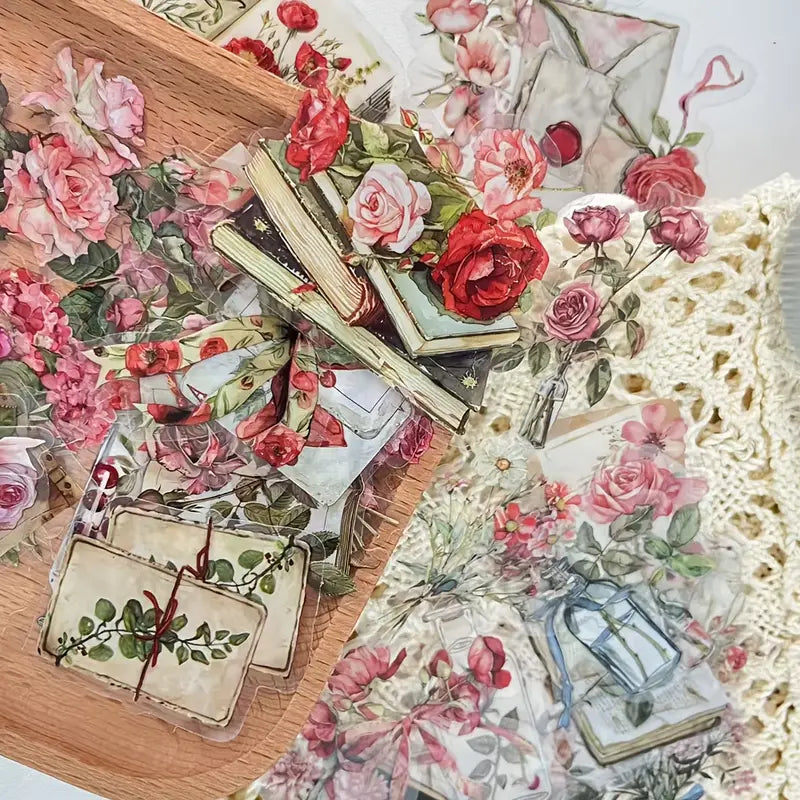 Floral and plant stickers