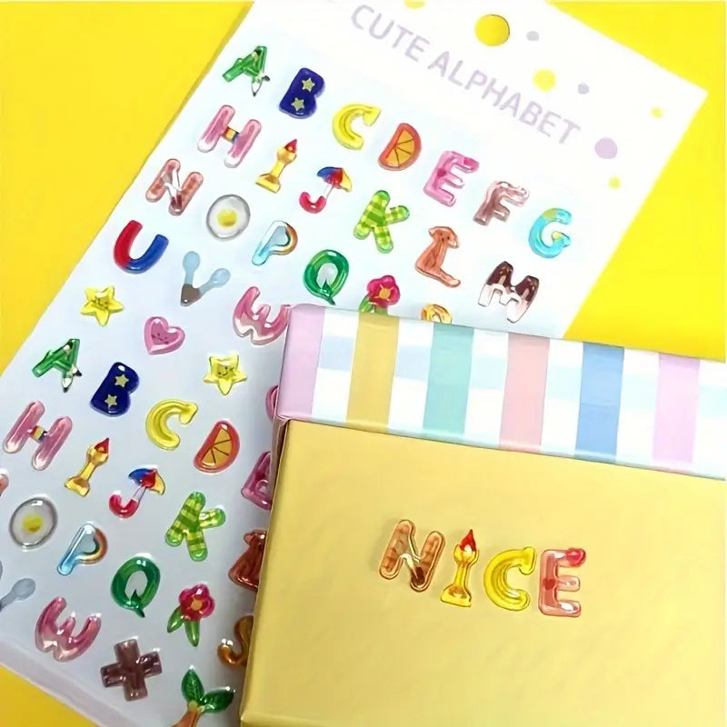 Alphanumeric stickers