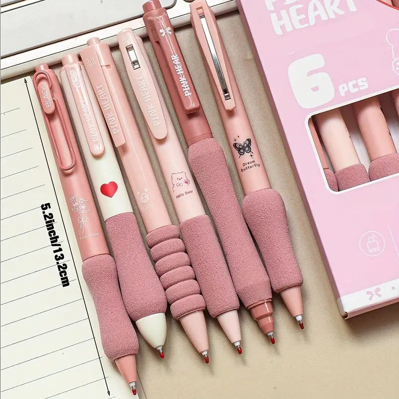 6pcs Cute Gel Pens